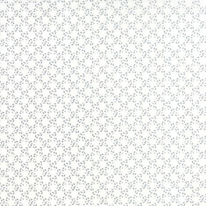 Moda Fabrics + Supplies "Modern Backgrounds Paper Stitched Circles in Steel Off White" by Zen Chic