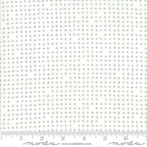 Moda Fabrics + Supplies "Modern Backgrounds More Paper Pluses in White" by Zen Chic
