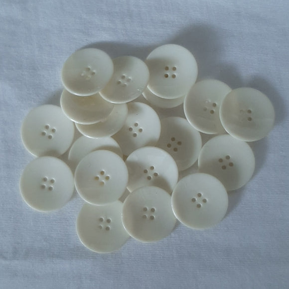 Button Singles - Plastic 23mm 