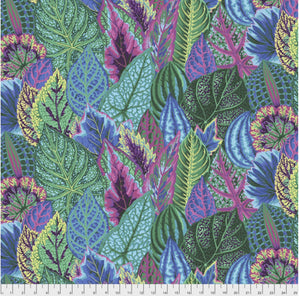 Free Spirit Fabrics - Kaffe Fassett Collective "Coleus in Turquoise" by Phillip Jacobs