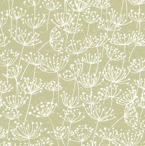 Dashwood Studio "Elements - Foliage in Sage" Fabric by JoJo Coco Design