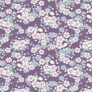 Tilda "Woodland - Aster in Violet" Quilt Collection Fabric by Tone Finnanger