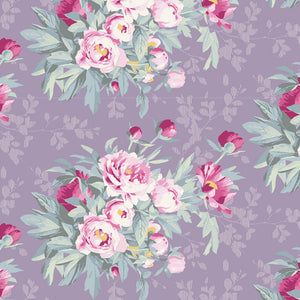 Tilda "Woodland - Hazel in Lavender" Quilt Collection Fabric by Tone Finnanger