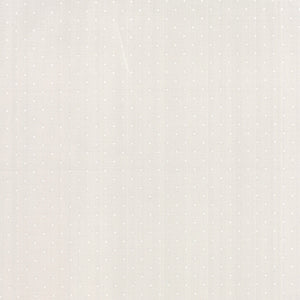 Moda Fabrics + Supplies "Modern Backgrounds Paper Pindot in White Fog" by Zen Chic