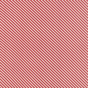 Moda Fabrics + Supplies - "First Crush" Diagonal Stripe in Apple Red by Sweetwater