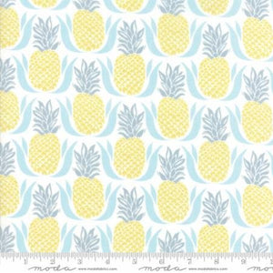 Moda Fabrics + Supplies "Bungalow - Pineapple in Yellow" by Kate Spain