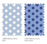Tilda "Dots - Denim Blue" Quilt Collection Fabric by Tone Finnanger