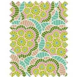 Tilda "BirdPond - Klara Green" Quilt Collection Fabric by Tone Finnanger