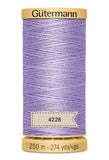 Gutermann Natural Cotton Thread 250m Suitable for Hand or Machine Stitching - See Options