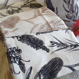 Devonstone Collection - Little Aussie Linen Fabric by Elise Martinson in Olive
