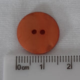 Button Singles - Plastic 16mm "Polished Copper/Patterned" by Buttonworks
