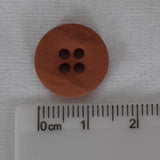 Button Singles - Plastic 15mm "Timber Look" by Cut Above