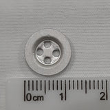 Button Singles - Metal in 2 Sizes "Silver"