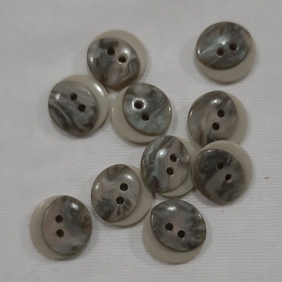 Button Singles - Plastic in 2 Sizes 