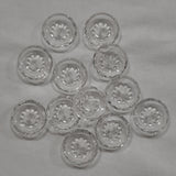 Button Singles - Plastic 18mm "Clear/Domed" by Flair Accessories