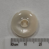 Button Singles - Plastic 18mm "Cream/Small Centre " by Cut Above