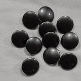 Button Singles - Plastic 20mm "Dark Grey/Shank" by Flair Accessories