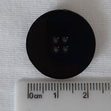 Button Singles - Plastic in 2 Sizes "Black Cupped" by Cut Above - See Options