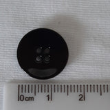 Button Singles - Plastic in 2 Sizes "Black Cupped" by Cut Above - See Options