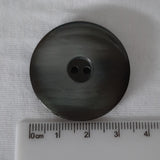 Button Singles - Plastic 35mm "Grey Shell Look/Small Centre" by Birch