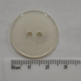 Button Singles - Plastic 20mm "Cream" by Flair Accessories
