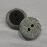 Button Singles - Plastic 18mm "Blue/Grey Textured" by Terries