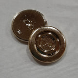 Button Singles - Plastic 22mm "Gloss Gold" by Fashion Indents