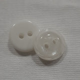 Button Singles - Plastic 12mm "White Shirt" by Astor