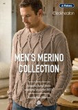 Cleckheaton 8ply Merino "Men's Merino Collection" Knitting Pattern Book.