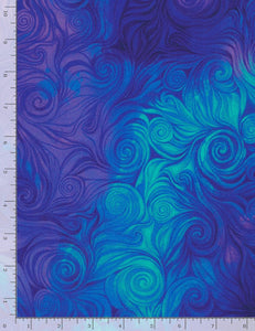 Timeless Treasures of SOHO LLC Fabrics "Spirit Collection - Awaken in Blue" by Chong-a Hwang