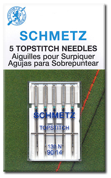 Schmetz Needles - Topstitch 130/705H-N Size 80/12 for Machine Stitching