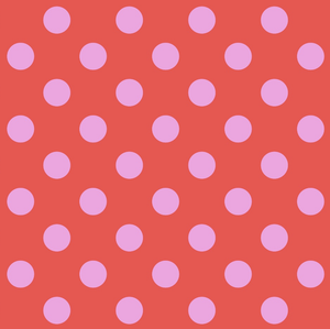 Free Spirit Fabrics - Tula Pink All Stars Collection "Pom Poms - Poppy"