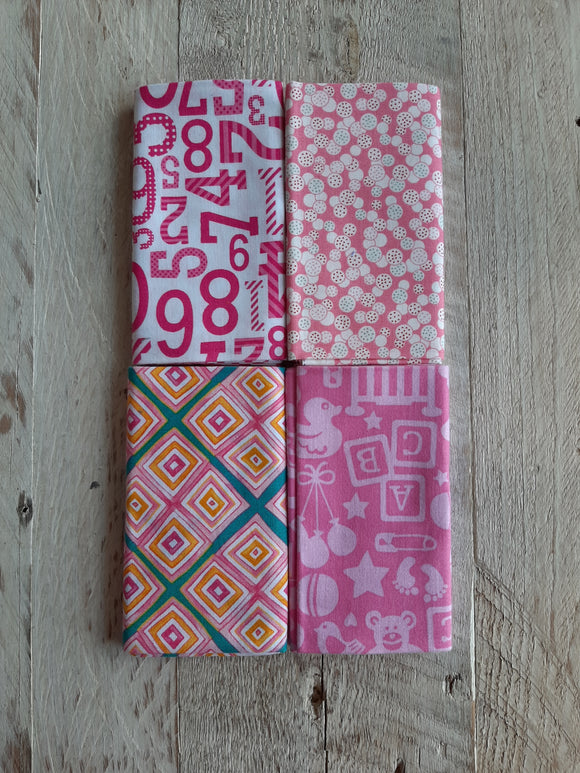 Fat Quarter Fabric Pack - Pinks 2