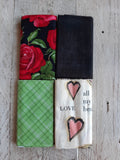 Fat Quarter Fabric Pack - Hearts and Roses