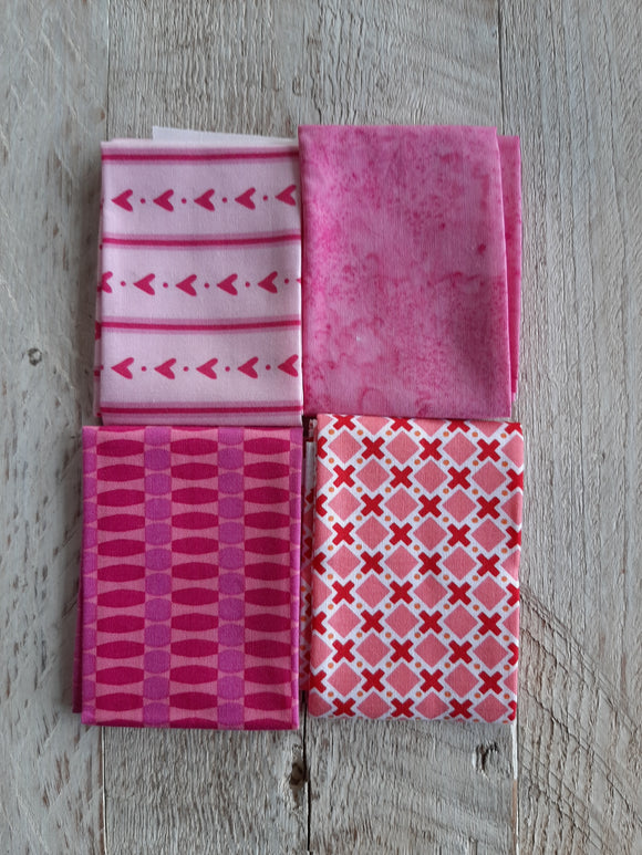 Fat Eighth Fabric Pack - Pink 1