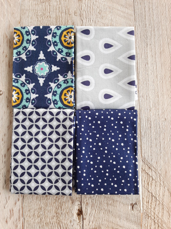Fat Eighth Fabric Pack - Blue 1