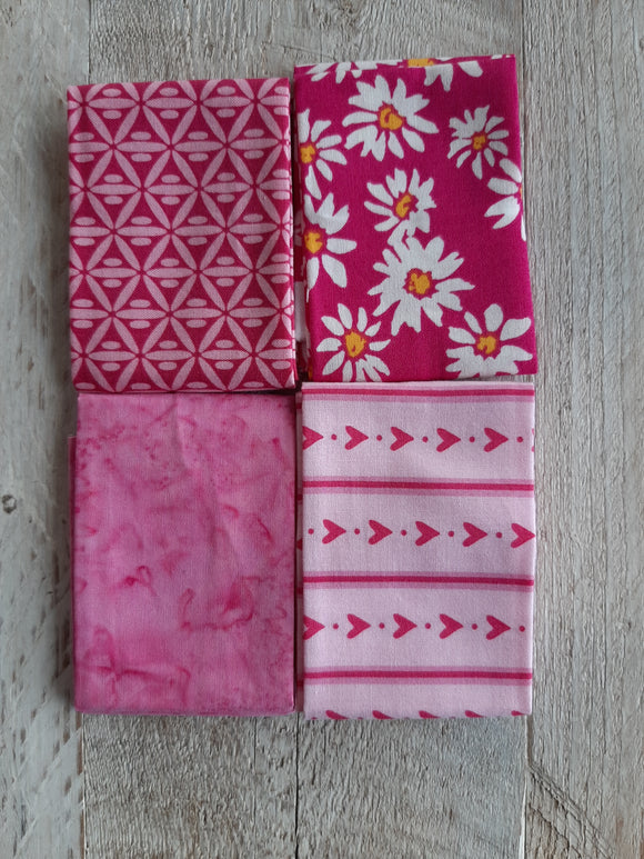 Fat Eighth Fabric Pack - Pink 2