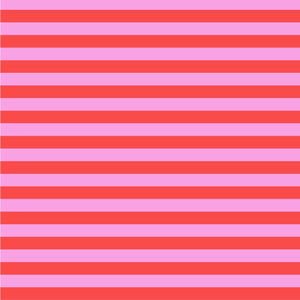 Free Spirit Fabrics - Tula Pink All Stars Collection "Tent Stripe - Poppy"