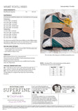 Cleckheaton Australian Superfine Merino 8ply "Baby's Triangle Rug" Crochet Pattern