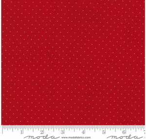 Moda Fabrics + Supplies "Play All Day - Pindot in Red" by American Jane