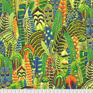 Free Spirit Fabrics - Kaffe Fassett Collective "Feathers in Lime" by Phillip Jacobs