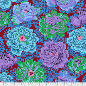 Free Spirit Fabrics - Kaffe Fassett Collective "Brocade Peony in Cool" by Phillip Jacobs