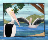 Batik Australia "Pelican" Panel and Fabric Kit