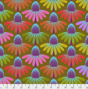 Free Spirit Fabrics - Hindsight "Fresh Echinacea in Autumn" by Anna Maria Horner