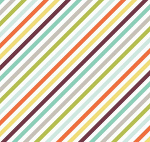Riley Blake Fabrics - Oh Boy "Stripes in Multi" by Lori Whitlock