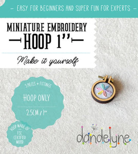 Dandelyne 1" Hoop with Necklace Kit