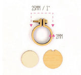 Dandelyne 1" Hoop with Necklace Kit