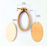 Dandelyne Small Vertical Hoop with Necklace Kit