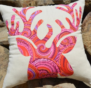 Passionately Sewn "My Deer Cushion" Pattern by Janeene Scott