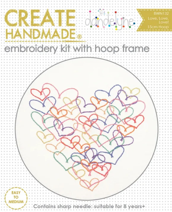 Half Price! Create Handmade - Creative Hoops Hearts